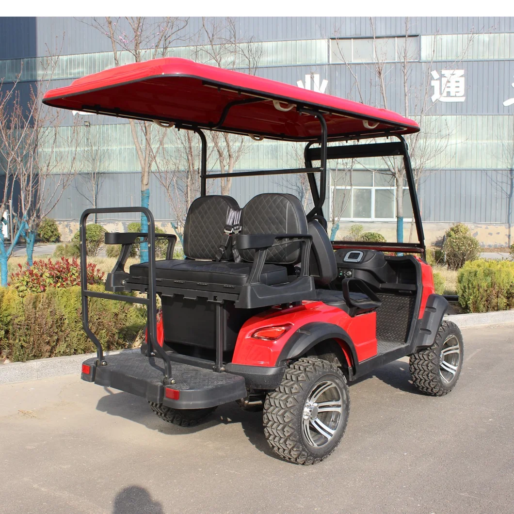 China Manufacturer Wholesale 100/120km Mileage Lead Acid/Lithium Battery 48V/60V/72V 2, 4, 6, 8, 10 Seats/Seater Hunting Golf Cart/Buggy/Car, Club Car