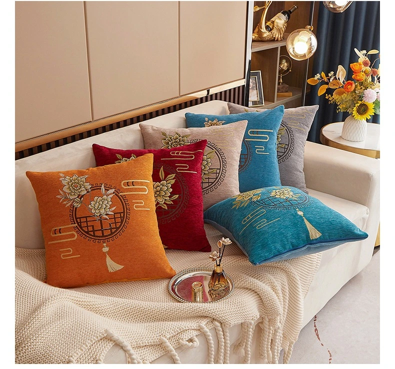 European-Style High-Precision Hot Drilling Sofa Cushion, Can Be Customized Luxury Tassel Pillowcase Pillow Cover Cushion Cover