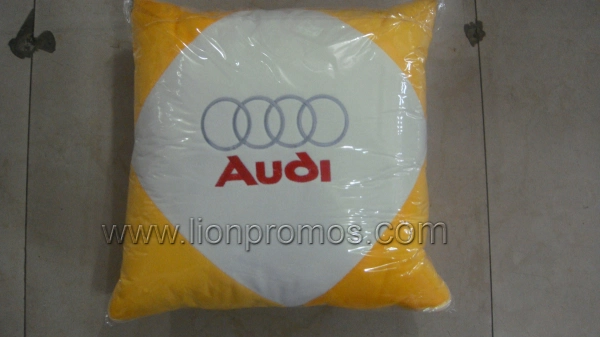 Car Logo Embroidery Promotional Gift Plush Cushion